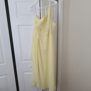 Yellow bridesmaids dress